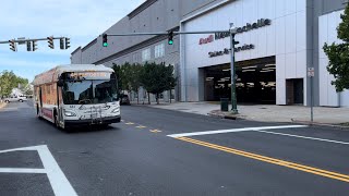 BeeLine 2022 NF XDE40 Hybrid Xcelsior 444 On Bus Route 45 Passing Down Harrison Street 732024 [upl. by Clevey404]