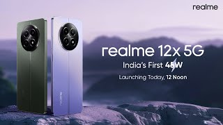 realme 12x 5G  Launching on 2nd April 12 Noon [upl. by Argile9]