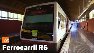 R5  Ferrocarrils de la Generalitat  Ruta Completa [upl. by Aryan]