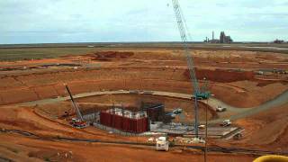 Fortescue Metals Group FMG train unloader August 2011 [upl. by Eiral]