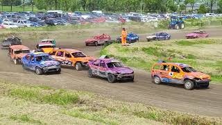 Rodeo heat 1 Pinkstermaandag 2023 NAC Autocross Kollum  RaRaRacing [upl. by Waltner]