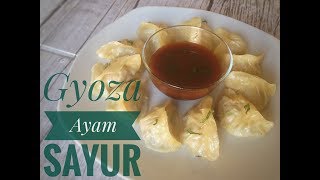 RESEP GYOZA AYAM ENAK gyoza dumplings  gyoza japanese gyoza cooking [upl. by Frasier]