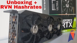 EVGA FTW3 3060 Ti LHR RVN Mining Hashrates amp Unboxing [upl. by Marcoux]