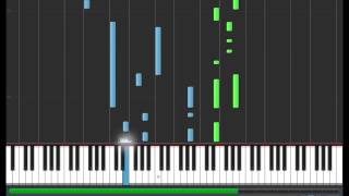 Violetta y Leon Voy Por Ti  Piano Tutorial Synthesia [upl. by Riegel519]