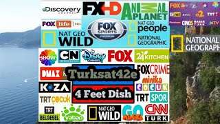 How to Turksat 42e new Update 42e settings 4 feet dish channel list dishinfolink [upl. by Audwin629]