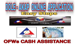 KUWAIT DOLE AKAP  ONLINE APPLICATION  OFWs CASH ASSISTANCE TUTORIAL KUNG PAANO MAGAPPLY [upl. by Enitsud345]