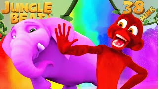 Rainbow Rising  38 Minutes of Jungle Beat  Munki amp Trunk  Kids Cartoon 2024 [upl. by Ehcropal]