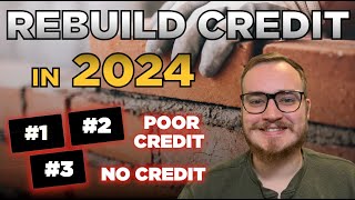 BUILD or REBUILD Credit in 2024  Top 3 SECURED Cards [upl. by Jobey879]