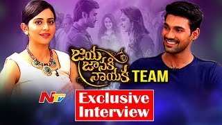 Rakul Preet Singh amp Bellamkonda Sreenivas Exclusive Interview  JayaJanakiNayaka  NTV [upl. by Aciemaj259]