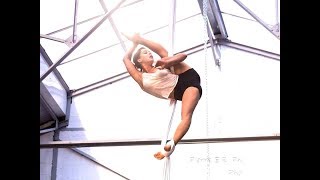 ´Last of me´  Aerial silk solo 2016  Ariadna Vendelova [upl. by Leor]