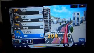 만도 Send to Car LP300 모의주행 [upl. by Aisatsan]