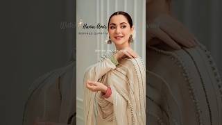 Hania amir✨️viral dupatta designing Hand Embroidery work dupatta designing shorts [upl. by Hareenum]