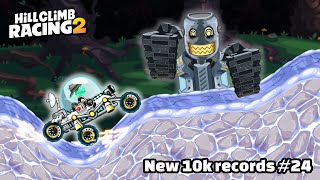 🍱GETTING EVERY POSSIBLE 10k with MOONLANDER  New 10k records 24  Hill Climb Racing 2 🤪 [upl. by Aural]