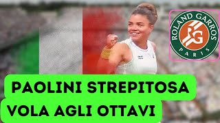 🔴Impresa Jasmine Paolini  Battuta Andreescu in un Match Complicato🧨 [upl. by Ahsiemaj]