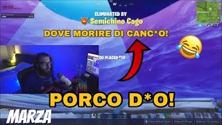 MARZA BESTEMMIA IN LIVE CONTRO UN FAN DOPO CHE VIENE GHOSTATO E UCCISO POW3R KILL FINALE EPICA [upl. by Yelsa463]