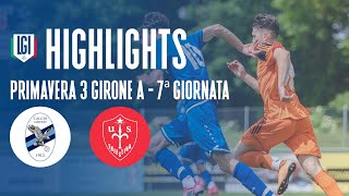 Highlights LeccoTriestina Primavera 3 7 giornata stagione 202324 [upl. by Hollister]