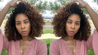 FAKE IT TIL YOU MAKE IT 3  JAMAICAN BOUNCE CURL CROCHET [upl. by Asiral]