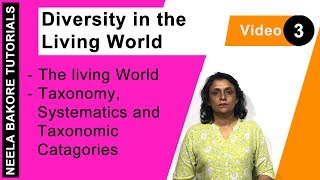 The Living World  NEET  Taxonomy Systematics and Taxonomic Categories  Neela Bakore Tutorials [upl. by Anemix352]