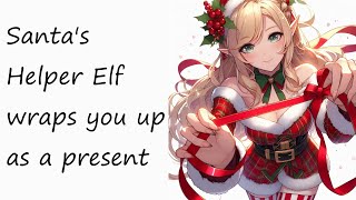 ASMR  Santas Helper Elf wraps you up as a present f4a bondage mummification [upl. by Hellman211]