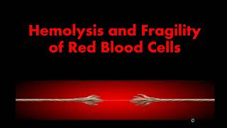 Biomarkers of Red Blood Cell Health Mechanical Fragility [upl. by Meredeth]