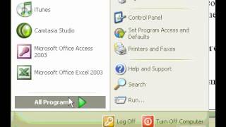 Microsoft Office Publisher 2003 Create a desktop shortcut for Publisher [upl. by Aicilehp]