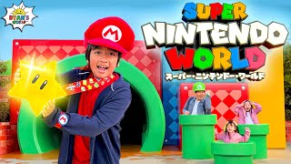 Ryans First time at Super Nintendo World [upl. by Nylirak]