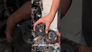 This is presentation markings of Toyota Camry 2002 timing chain amp balancer shaft engine timing [upl. by Crellen]