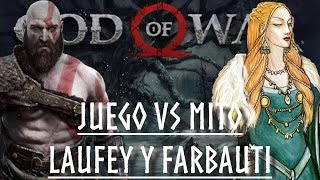 God of War  Juego VS Mito  Laufey y Farbauti  Los pilares de la profecía [upl. by Alyacim762]