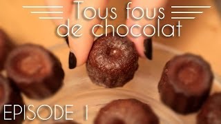 Tous fous de chocolat  Les cannelés au chocolat [upl. by Ellinad]