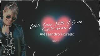 Alessandro Fiorello  Senti Come Batte il Cuore 2024 version Visual Video [upl. by Gayel472]