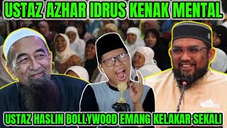 USTAZ AZHAR IDRUS X USTAZ HASLIN BOLLYWOOD❗HAHA KELAKAR SEKALI🤣🤣❗REACTION [upl. by Dnalyaw141]