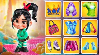 Wreck It Ralph Vanellope Beauty Makeover How To Become a Princess [upl. by Christophe790]