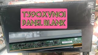 led tv panel repair  T390xvn01 blank  ada sedikit raster  polytron 40 inch [upl. by Hanima]