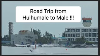 roadtrip from Hulhumale to Male Maldives Mtcc maldivestransport maldivesdiaries waterplane [upl. by Bever]