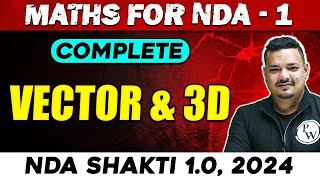 NDA Maths  Vector amp 3D  NDA 1 2024  Defence Wallah [upl. by Wesla]