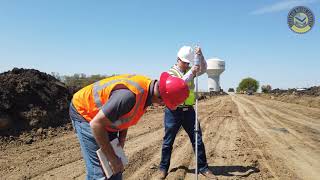 DCP Testing and Tensar TX160 Subgrade Stabilization  Mason City IA [upl. by Willette]