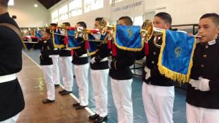 Banda Colegio Francys y Banda Escuela Grumetes base naval 2016 [upl. by Cameron]