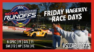 2024 SCCA National Championship Runoffs Presented by Sunoco  Hagerty Race Days  Friday [upl. by Dijam134]