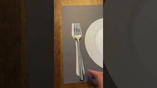 Sjabloon placemat om te leren tafel dekken bij autisme met dyspraxie [upl. by Esiuqcaj950]