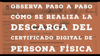 DESCARGAR CERTIFICADO DIGITAL [upl. by Grethel]