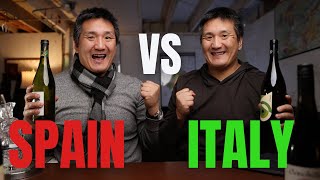 SPANISH vs ITALIAN White WINE Challenge [upl. by Floridia]