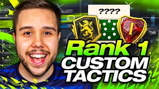 RANK 1 CUSTOM TACTICS amp FORMATIONS 🔥 FC 25 Ultimate Team [upl. by Adnama]