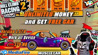 Hill Climb Racing 2 Mod V 1570  Unlimited Money💲And Get Free Car🤑  Gameplay [upl. by Ettenuj]