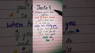 Taste  Sabrina Carpenter songlyrics taste lyrics song sabrina newmusic newsong shorts [upl. by Eninaj]