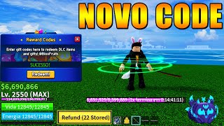 NOVOS CÓDIGOS  26 CÓDIGOS ATUALIZADO DE 2X XP BELI E RESET NO BLOX FRUITS 2024  blox fruit codes [upl. by Rosabella]