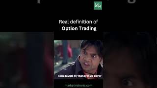 Funny reality of the FampO Future and options trader  Over excitement and emotion viralshorts [upl. by Ttennaej]