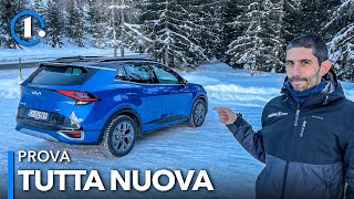 Nuova Kia Sportage comè CAMBIATA e COME VA la ibrida da 230 CV AWD 2022 [upl. by Ylliw]