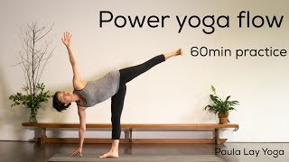 Power yoga flow  60min  whole body  sweat [upl. by Elraet494]