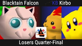 CounterPick 2 Losers Quarters  Blacktain Falcon Jigglypuff vs Kirbo Pikachu Kirby [upl. by Seabury40]