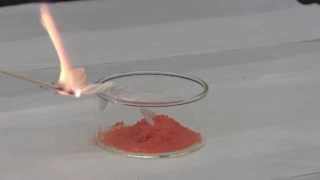 Video Demonstration Ammonium Dichromate Reaction [upl. by Maidie]